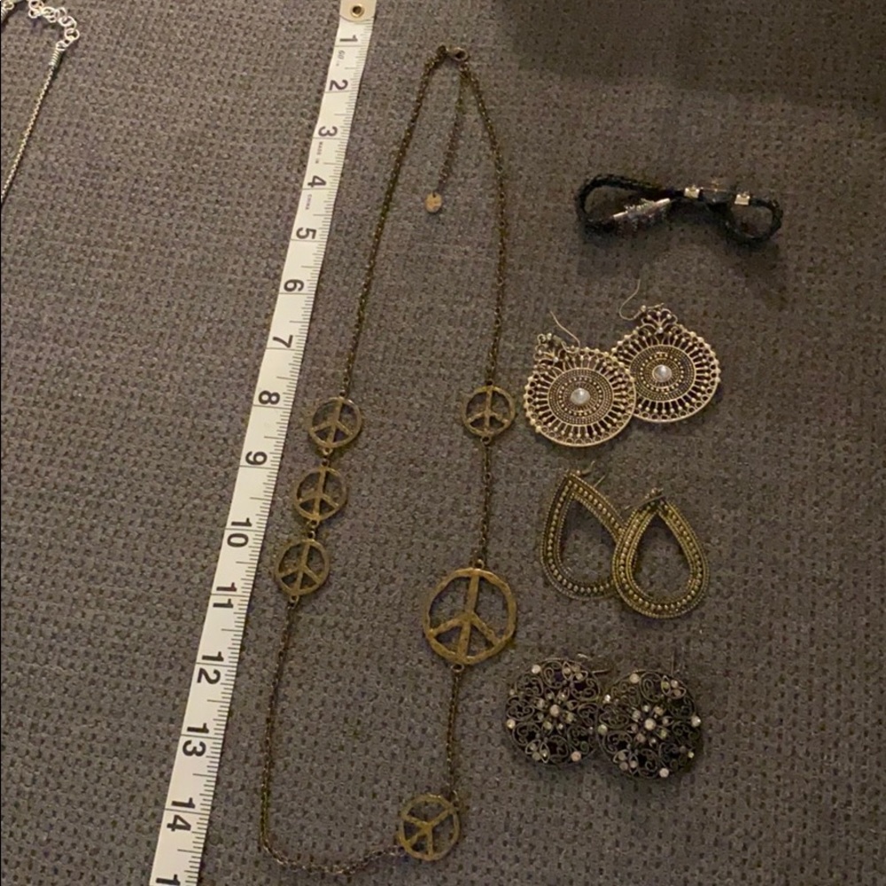 Assorted bohemian jewelry